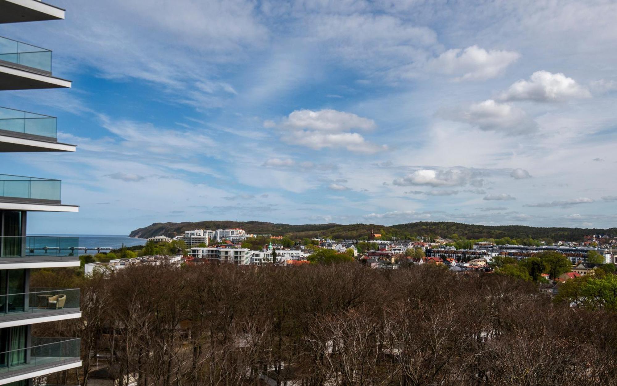 Wave Panorama 8Th Floor Sea View Apartment Miedzyzdroje Exterior photo