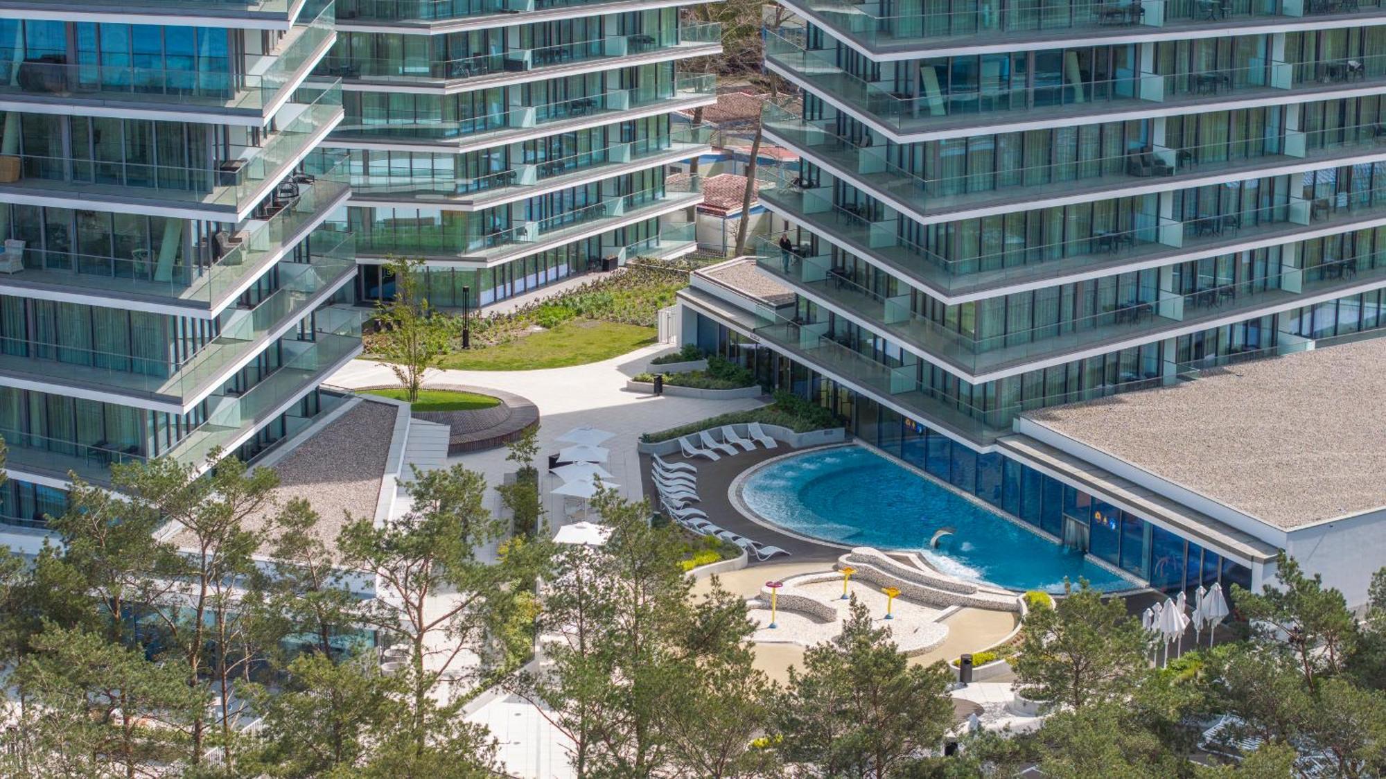 Wave Panorama 8Th Floor Sea View Apartment Miedzyzdroje Exterior photo